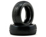 Schumacher Mini Pin Front Buggy Tyres - Blue - 1 Pair