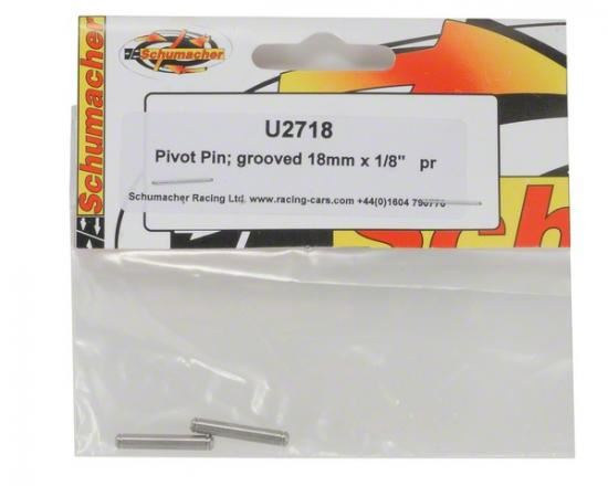 Schumacher Pro Pin; Grooved 1/8x18mm (pr)