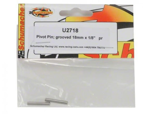 Schumacher Pro Pin; Grooved 1/8x18mm (pr)