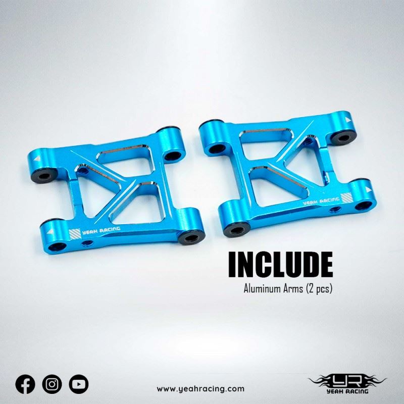 Yeah Racing Aluminum Rear Arm Set For Tamiya Xm-01 Pro