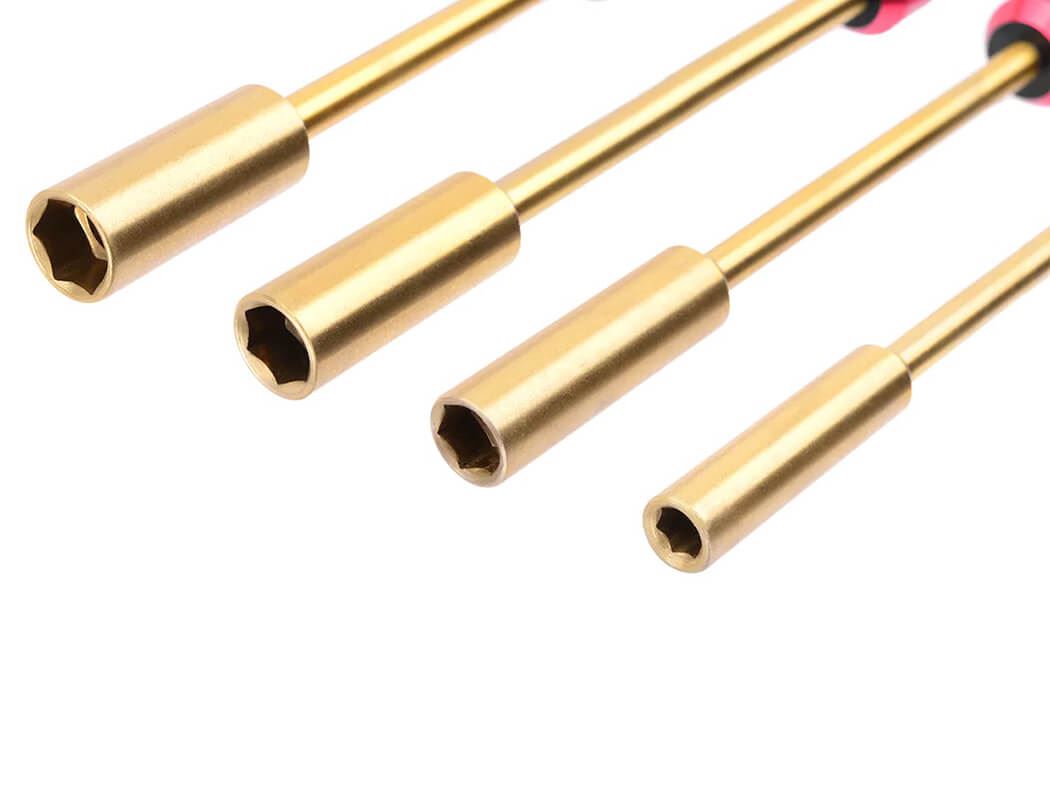 Corally Pro Nut Driver Set Ti Ni Coated 4.0/5.5/7.0/8.0Mm