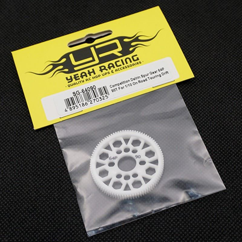 Yeah Racing Competition Delrin Spur Gear 64P 90T For 1/10 On Road Touring Drift