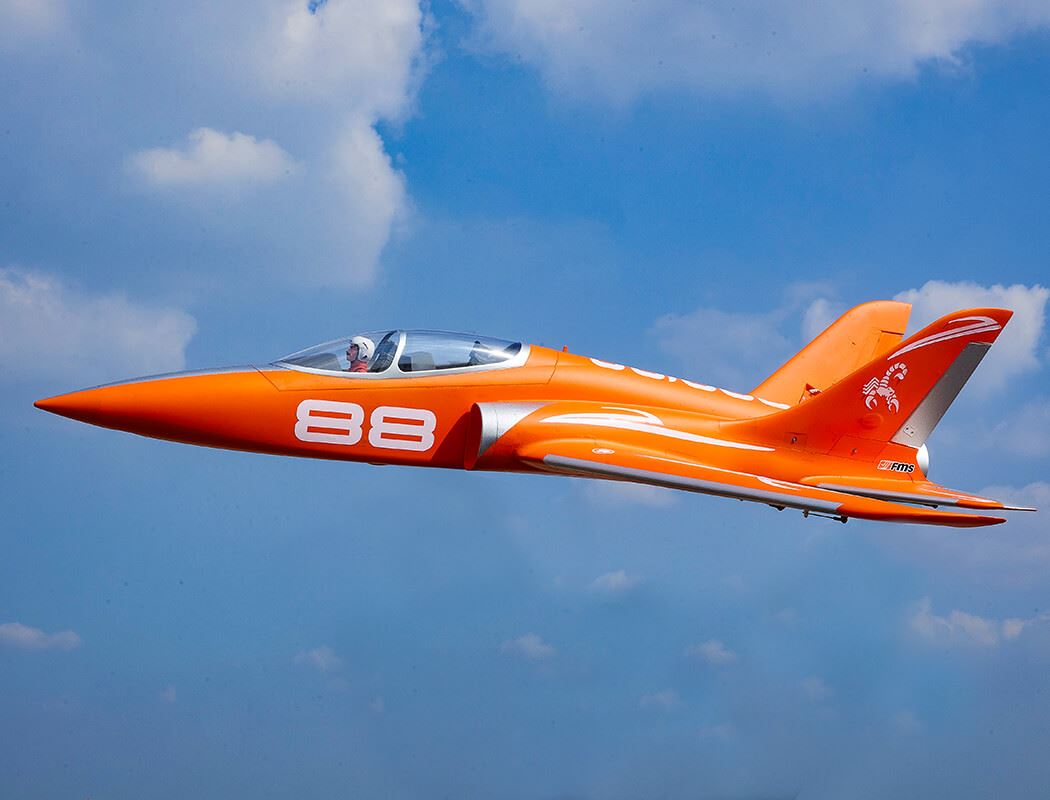 Fms 90Mm Edf Super Scorpion Pnp V2 8S Jet - Orange