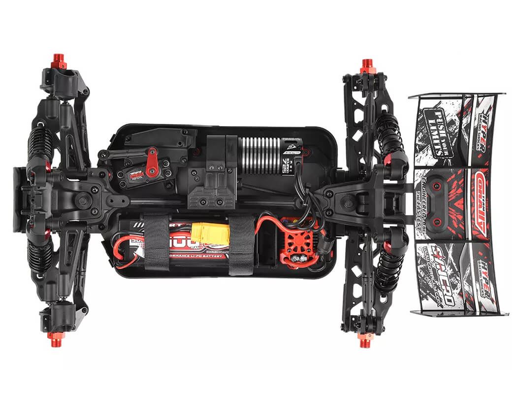 Corally Syncro-2 1/8 Brushless 3-4S Basher Buggy Rtr - Green