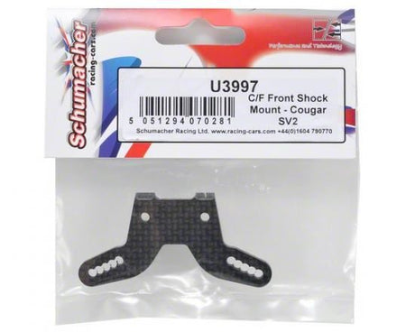 Schumacher C/F Front Shock Mount - Cougar SV2