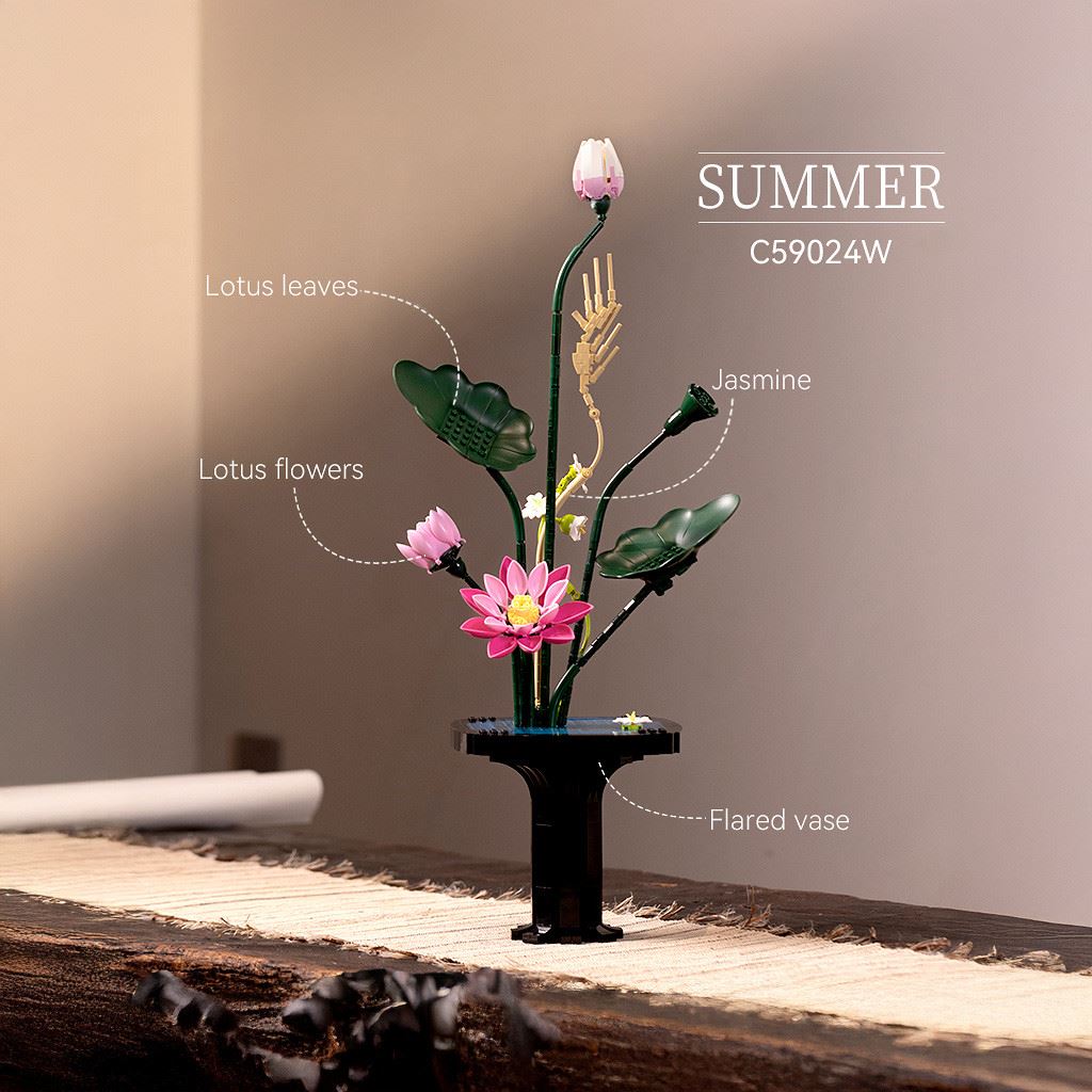 Cada Oriental Floral Art: Summer - 751 Pcs