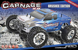 FTX Carnage 2.0 1/10 Brushed Truck 4WD RTR Blue - FTX5537B