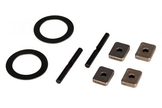 TRAXXAS Spider gear shaft(2)/spacers(4)/16x23.5x0.5mm TW(2)