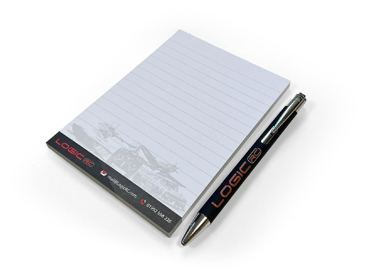 Logic RC Logic RC Black Pen & Notepad