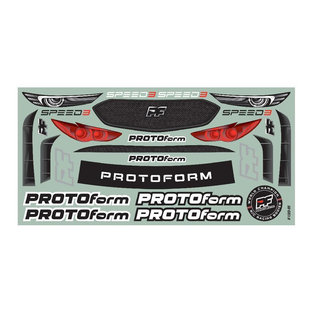 PRM 1/10 Speed3 Clear Body: 190mm FWD TC