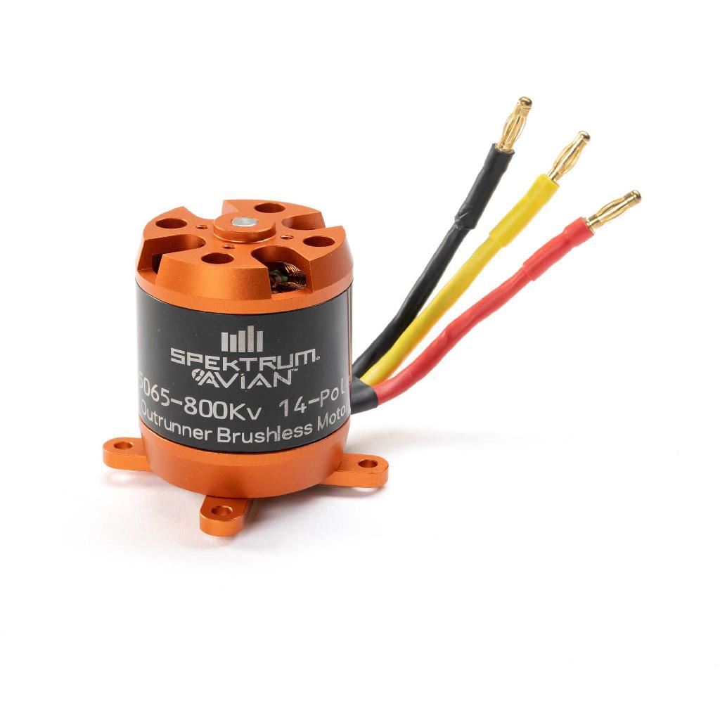 Spektrum 5065-800Kv 14-Pole Brushless Outrunner Motor: V1200 V2 1.2M