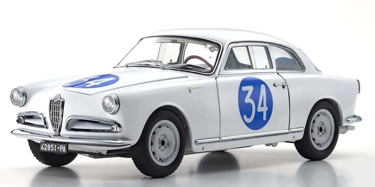 Kyosho 1:18 Alfa Romeo Giuletta Sv Targa Florio 1960 Nr.34