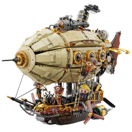 Pantasy Steampunk Airship - 1949 Pcs