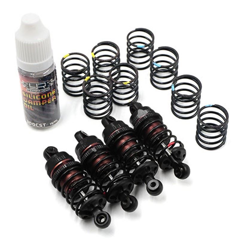 Yeah Racing QUTUS Challenger 50mm Damper Set for 1/10 RC Touring M-Chassis Car Black
