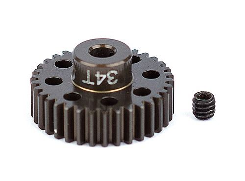 ASSOCIATED FACTORY TEAM ALUM. PINION GEAR 34T 48DP 1/8"SHAFT