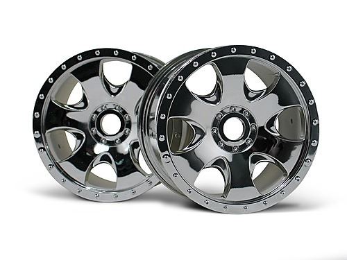 HPI Warlock Wheel Chrome (83X56mm/2Pcs)