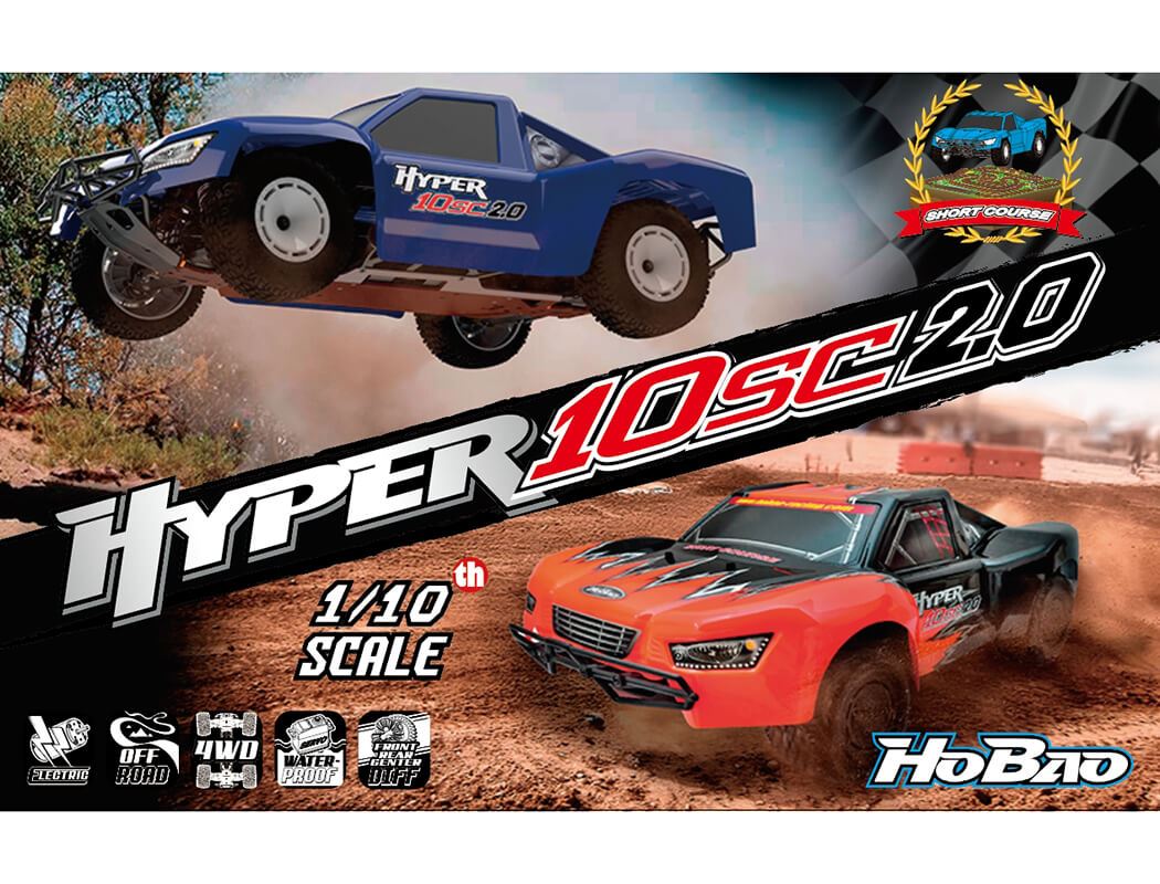 Hobao Hyper 10Sc 2.0 Electric Truck Rtr With Grey Body