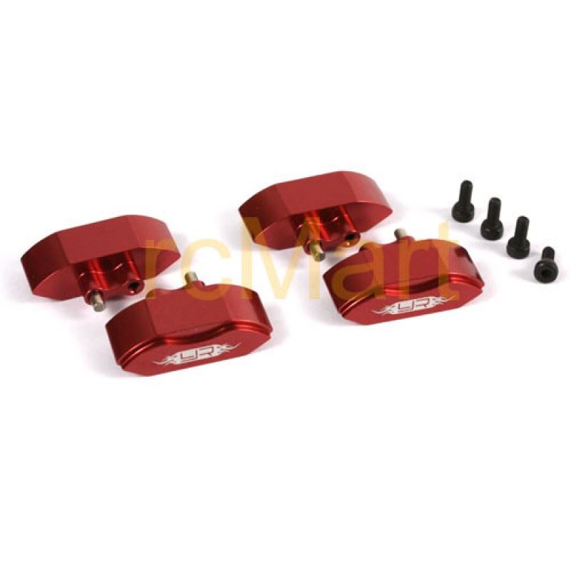 Yeah Racing Aluminum Brake Caliper Set (4pcs) (RD) for HPI E10