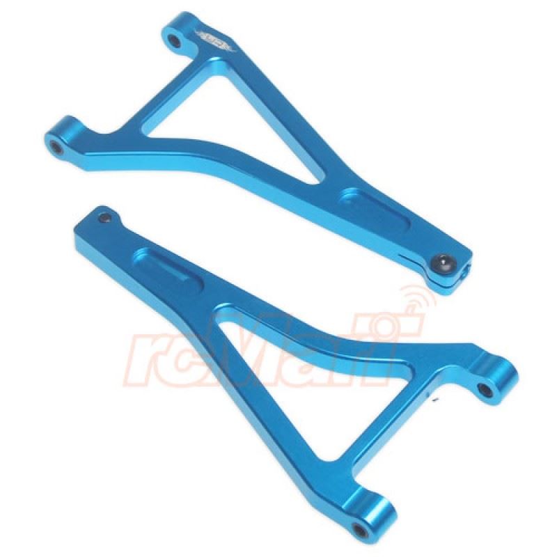 Yeah Racing Aluminum Front Upper Arm Set (Bu) For Traxxas Summit E-Revo