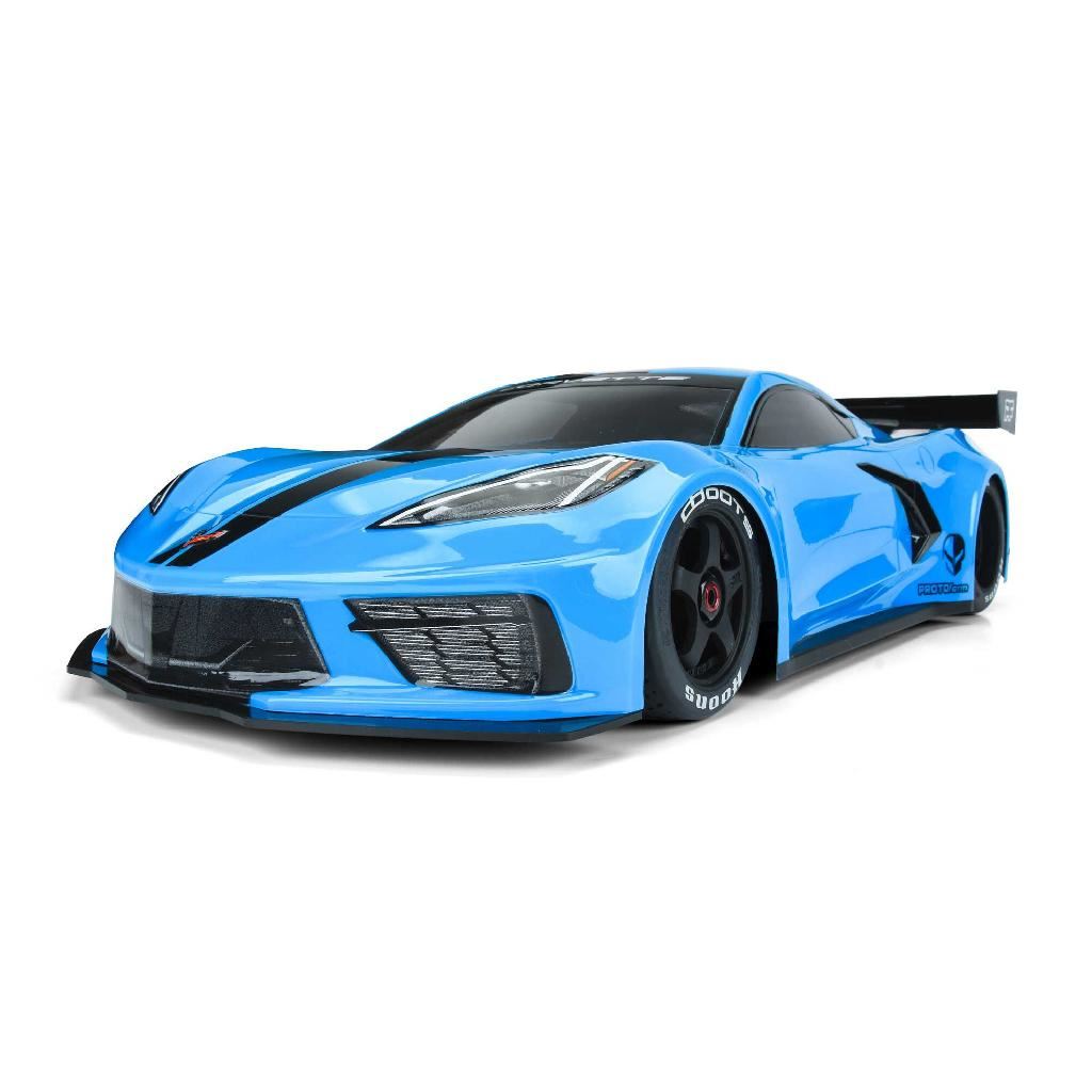 PRM 1/7 Chevrolet Corvette C8 Clear Body: ARRMA Felony & Infract