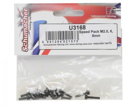 Schumacher Speed Pack - M2.5 Screws pk 10