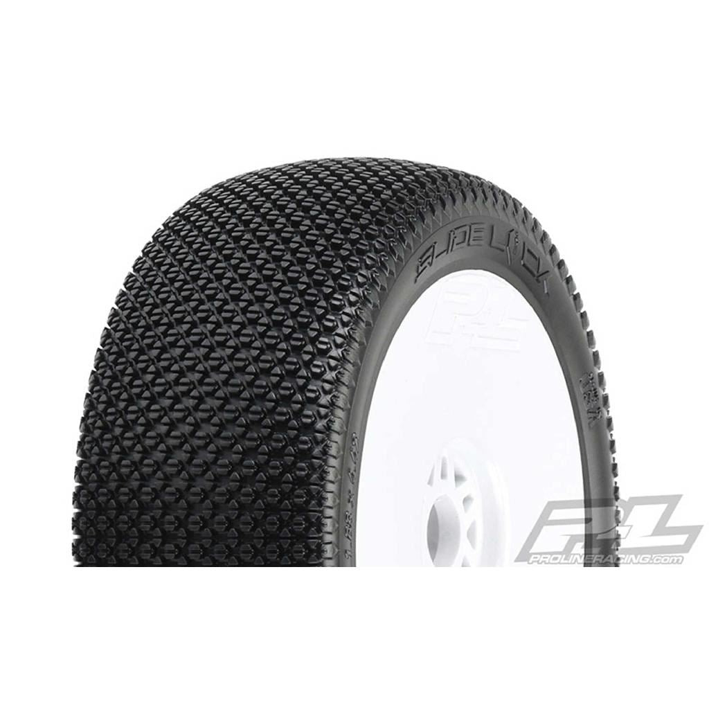 Proline 1/8 Slide Lock M3 Front/Rear Buggy Tires Mounted 17mm White