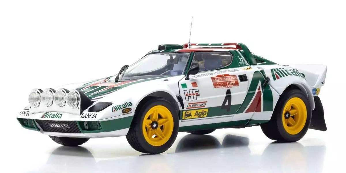 Kyosho 1:18 Lancia Stratos Hf B.Waldegard Winner San Remo 1976 Nr.4