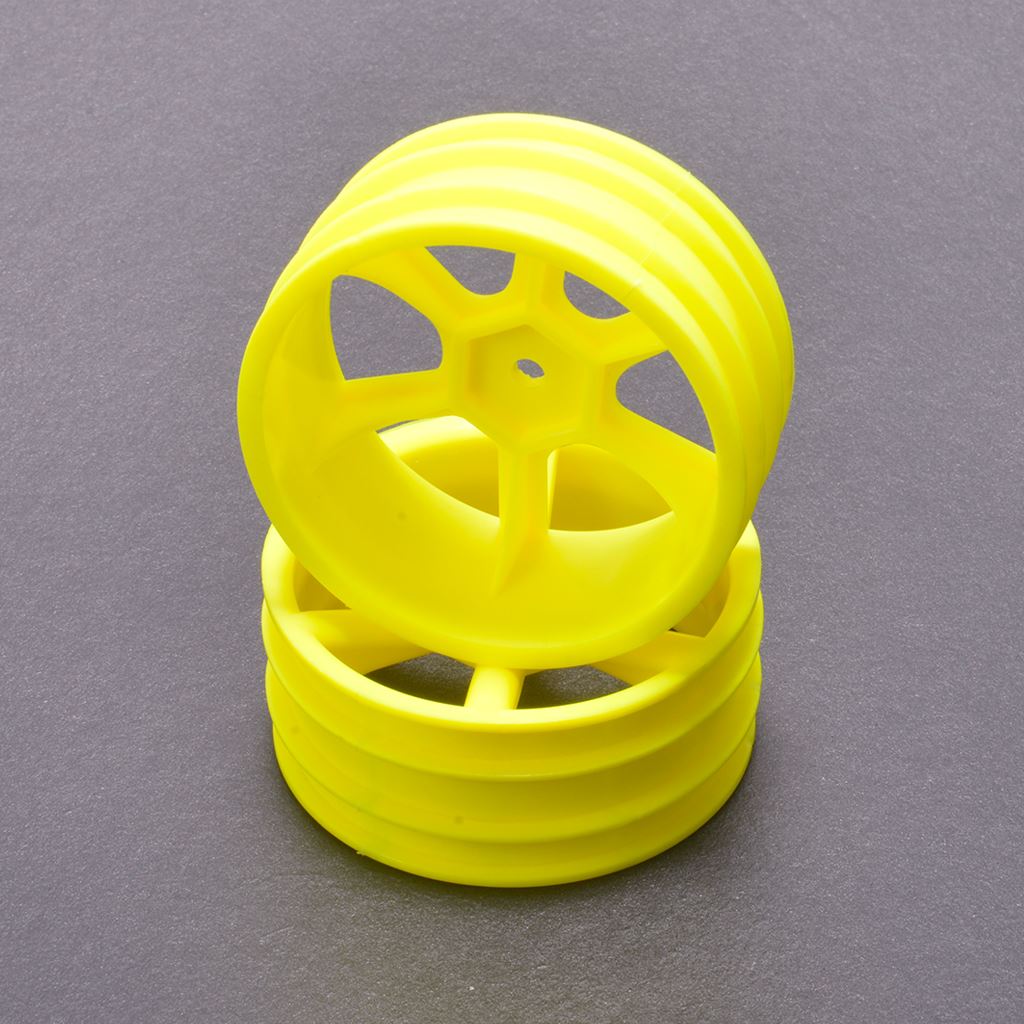 Jc 6 Spoke 2.2 4Wd Front Yellow Wheel Cat 2K Pr