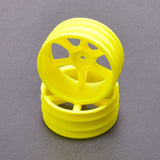 Jc 6 Spoke 2.2 4Wd Front Yellow Wheel Cat 2K Pr