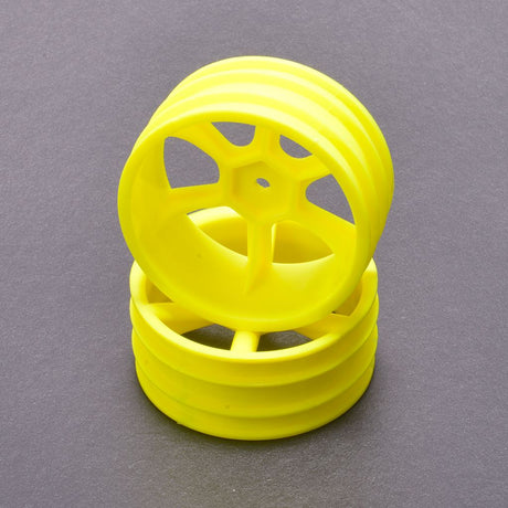 Jc 6 Spoke 2.2 4Wd Front Yellow Wheel Cat 2K Pr