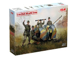 Icm Flak 38 With 4 Crew Figures