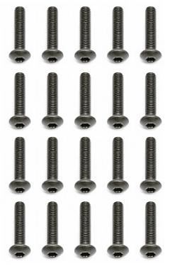 Team Associated M3 X 14 Button Head Hex Screws (10)