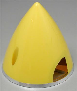 ELECTRIFLY Nylon Spinner with Aluminium Back 2 1/2" (64mm) Yellow
