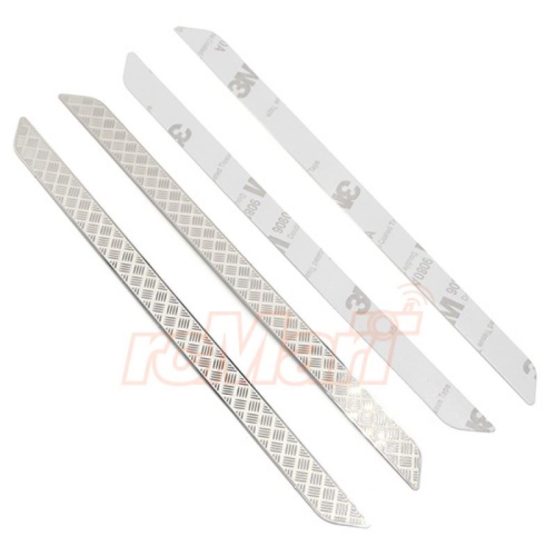 Yeah Racing Stainless Steel Diamond Rock Rails Plate for Traxxas TRX-4