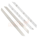 Yeah Racing Stainless Steel Diamond Rock Rails Plate for Traxxas TRX-4