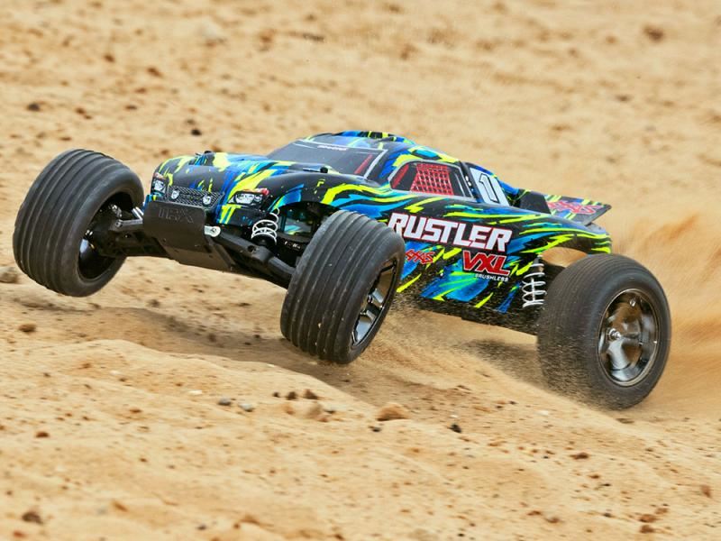 Traxxas Rustler VXL TSM RTR - Yellow