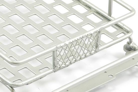 FASTRAX SILVER ALUMINIUM LUGGAGE RACK w/LED LAMPS L165MM X W112MM