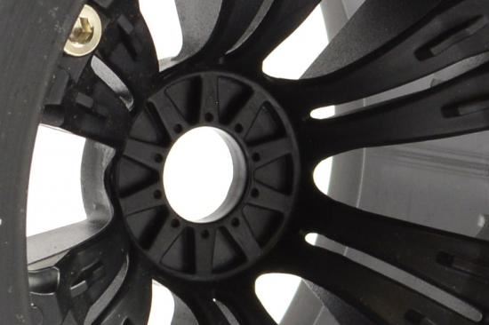 FASTRAX 1:8 MT EAGLE MOUNTED 6-SPOKE BLACK 1/2"OFFSET(PR)