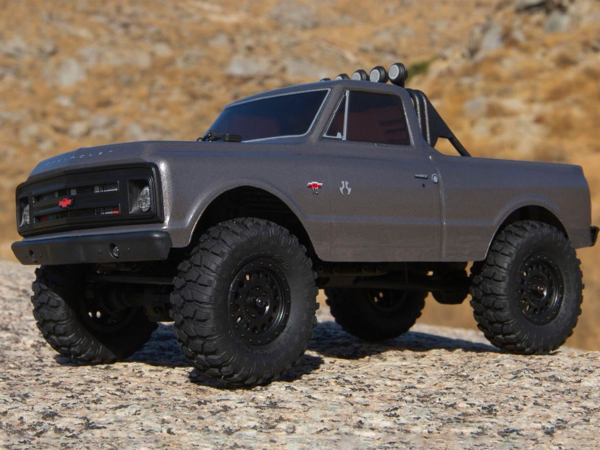 Axial 1/24 SCX24 1967 Chevrolet C10 4WD Truck Brushed RTR Silver - AXI00001T2