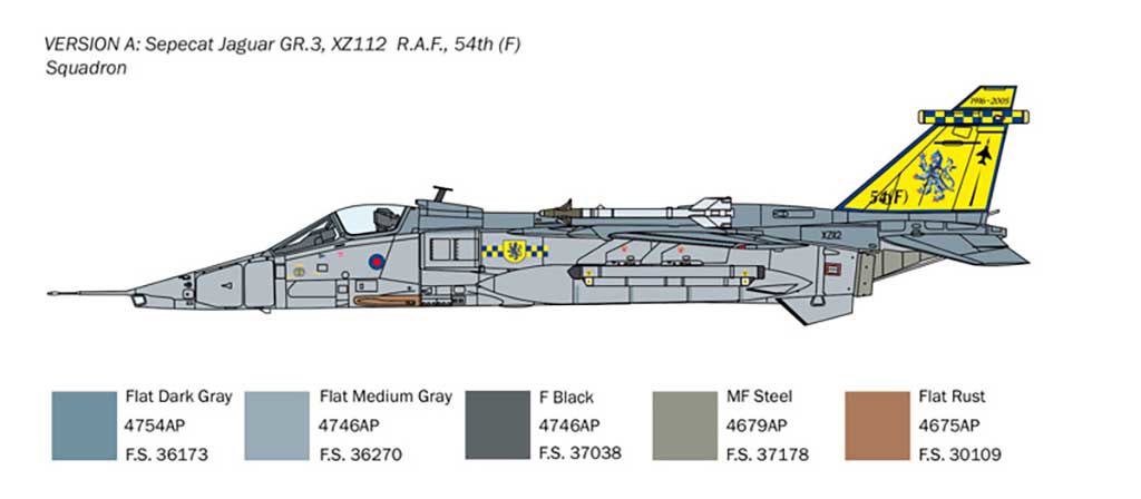 Italeri RAF JAGUAR GR.1-3