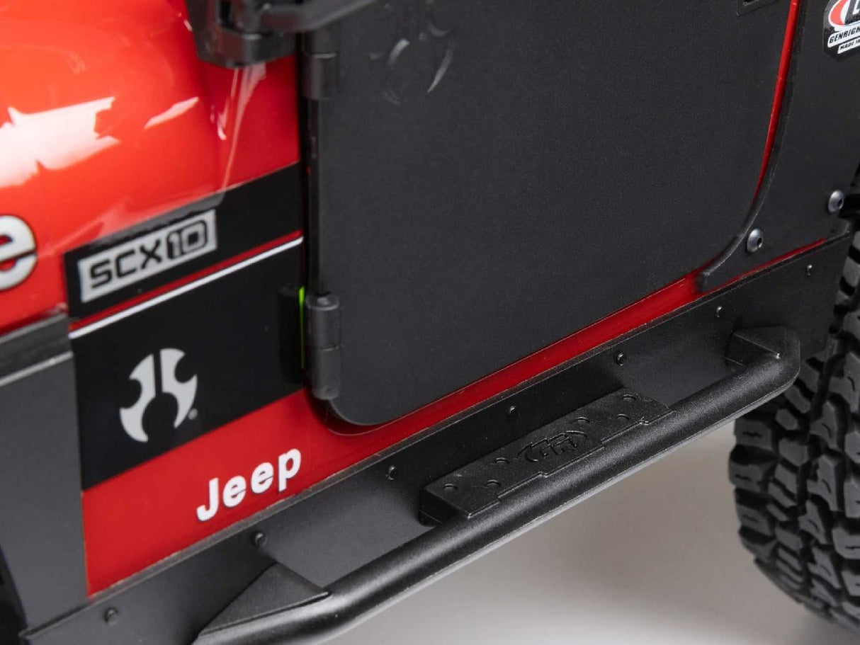 Axial 1/10 Scx10 Iii Jeep Cj-7 4X4 Rtr Rock Crawler, Red