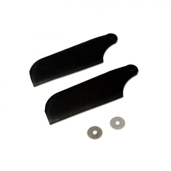 BLH Tail Rotor Blade Set: Black: B450