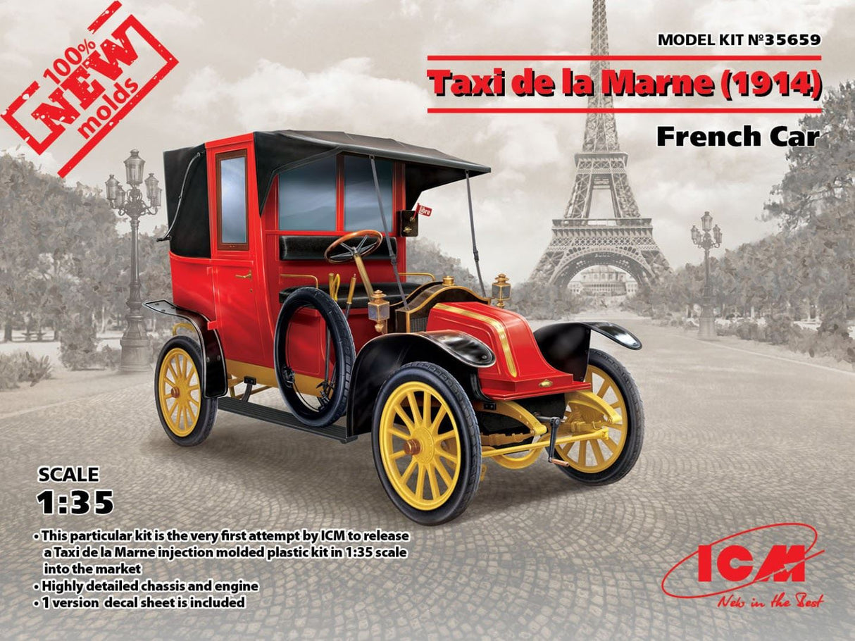 Icm Taxi De La Marne (1914), French Car
