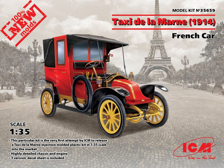 Icm Taxi De La Marne (1914), French Car