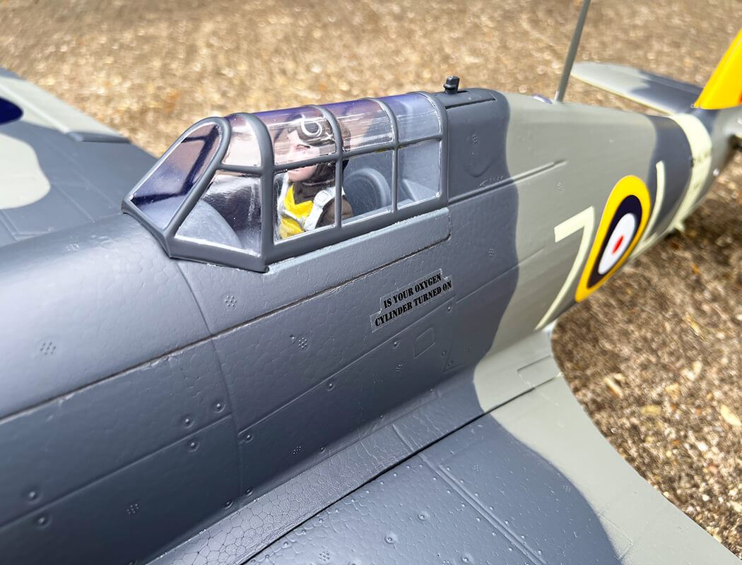 Xfly Hawker Sea Hurricane Mk1 Grey/Green 1200Mm Pnp