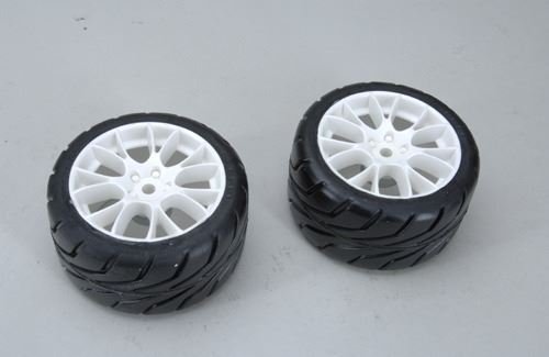 FG Modellsport Front Tyres R1-A/XSOFT glued (Pk2)
