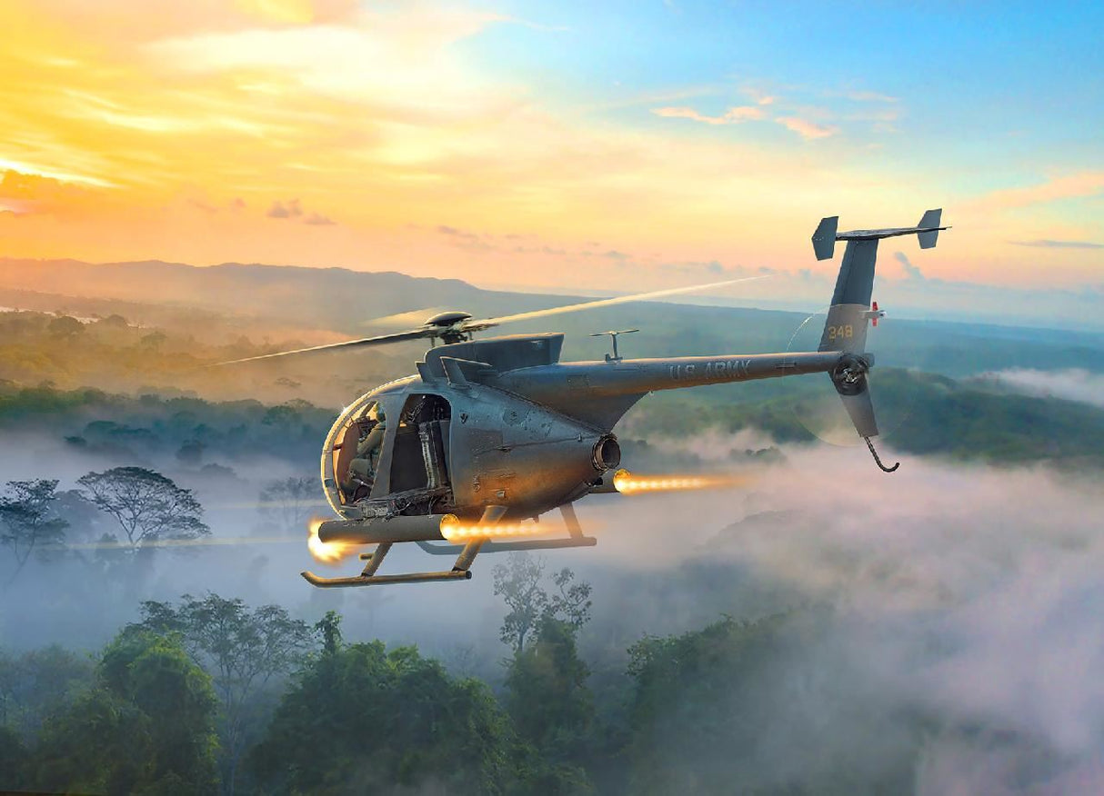 Icm Ah-6J Little Bird, U.S Special Forces Attack Helicopter