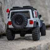 Axial 1/30 Scx30 Jeep Wrangler Jlu 4X4 Rtrrock Crawler White