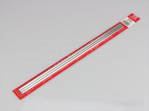 KS 300mm Round Aluminium Tube 5mm OD (Pk3) .45mm Wall