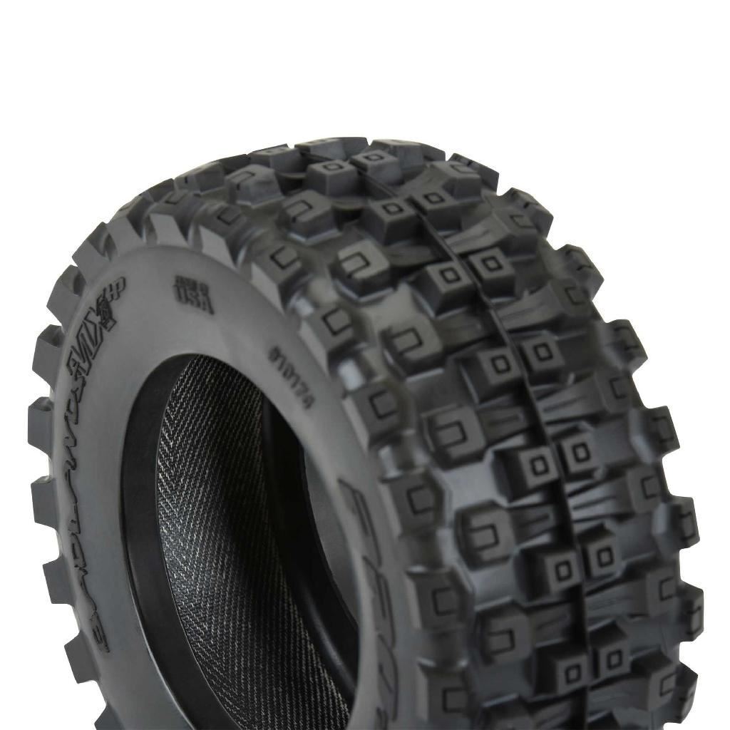 Proline 1/10 Badlands Mx28 Belted F/R 2.8In Mt Tres Mounted 12mm Blk